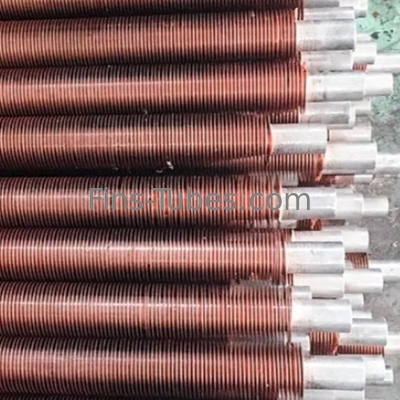 खरीदें DELLOK कॉपर एल्यूमीनियम कम्पोजिट एक्सट्रूडेड फिन ट्यूब online manufacture