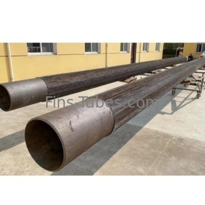 खरीदें DELLOK उच्च आवृत्ति वेल्डेड अनुदैर्ध्य फिन ट्यूब एयर हीटर online manufacture