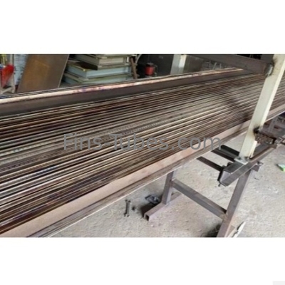 खरीदें DELLOK कार्बन स्टील वेल्डेड स्टेनलेस स्टील अनुदैर्ध्य फिन ट्यूब online manufacture