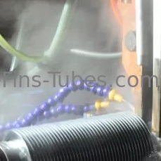 खरीदें DELLOK बॉयलर कूलर 3.3mm Serrated Solid 32mm Helical Fin Tube online manufacture