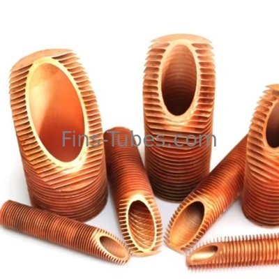 DELLOK एल्यूमीनियम फिनेड ट्यूब OD73.5mm गर्मी फैलाव के लिए 3500 मीटर तक दैनिक क्षमता