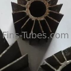 DELLOK HF वेल्डेड घुमावदार स्ट्रिप्स TP316L SS अनुदैर्ध्य फिनड ट्यूब