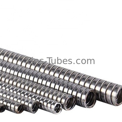 DELLOK TP304 SMLS स्टेनलेस स्टील OD15.88mm क्रिमप्ड फिन ट्यूब